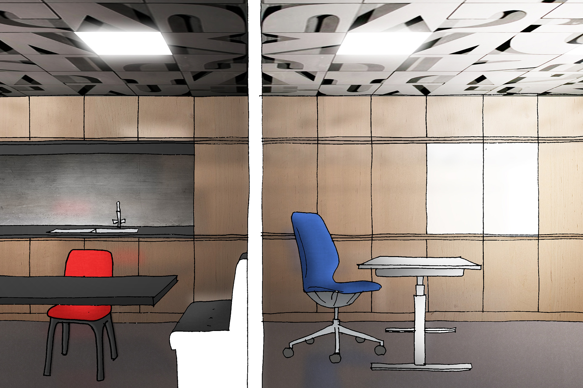 akustikdecke für büroräume interior design formwaende