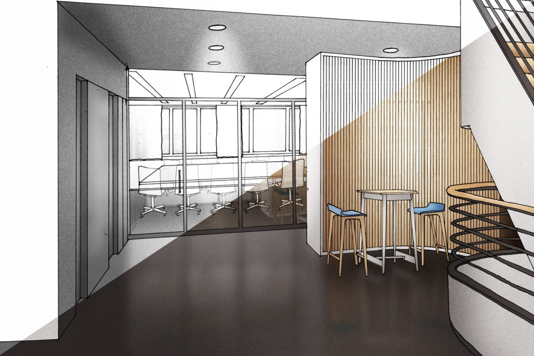 avacon helmstedt büro wartebereich office innenarchitektur formwaende niedersachsen