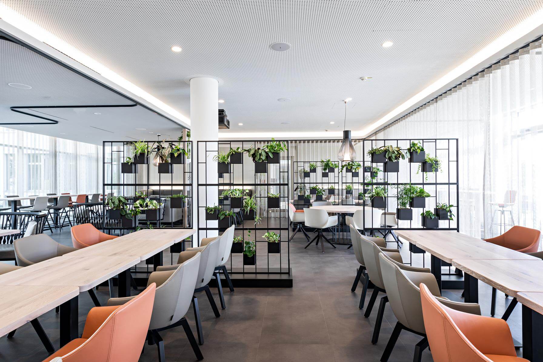 kantine betriebstrestaurant münchen interior design restaurant durch formwaende innenarchitektur