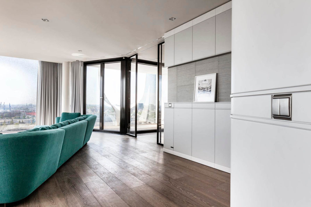 interior design elbphilharmonie private wohnung hamburg home innenausstattung formwaende