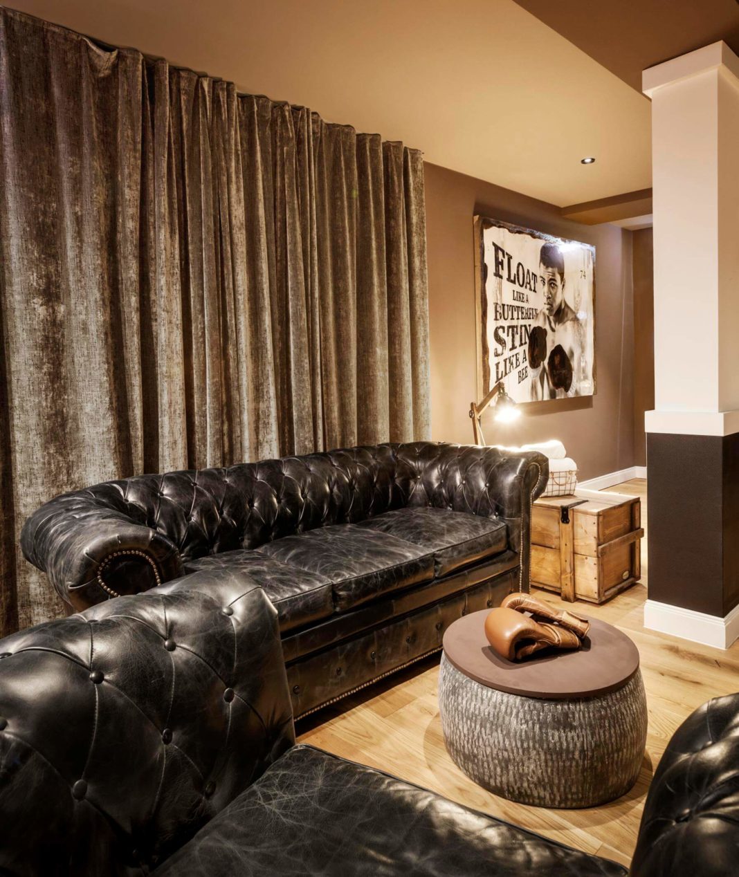 ledersofas und box inneneinrichtung formwaende hotel landhaus stricker sylt