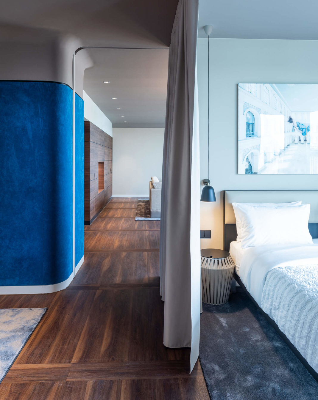hotelzimmer einrichtung holzarbeit hotel le meridien suite innenausstattung formwaende hamburg